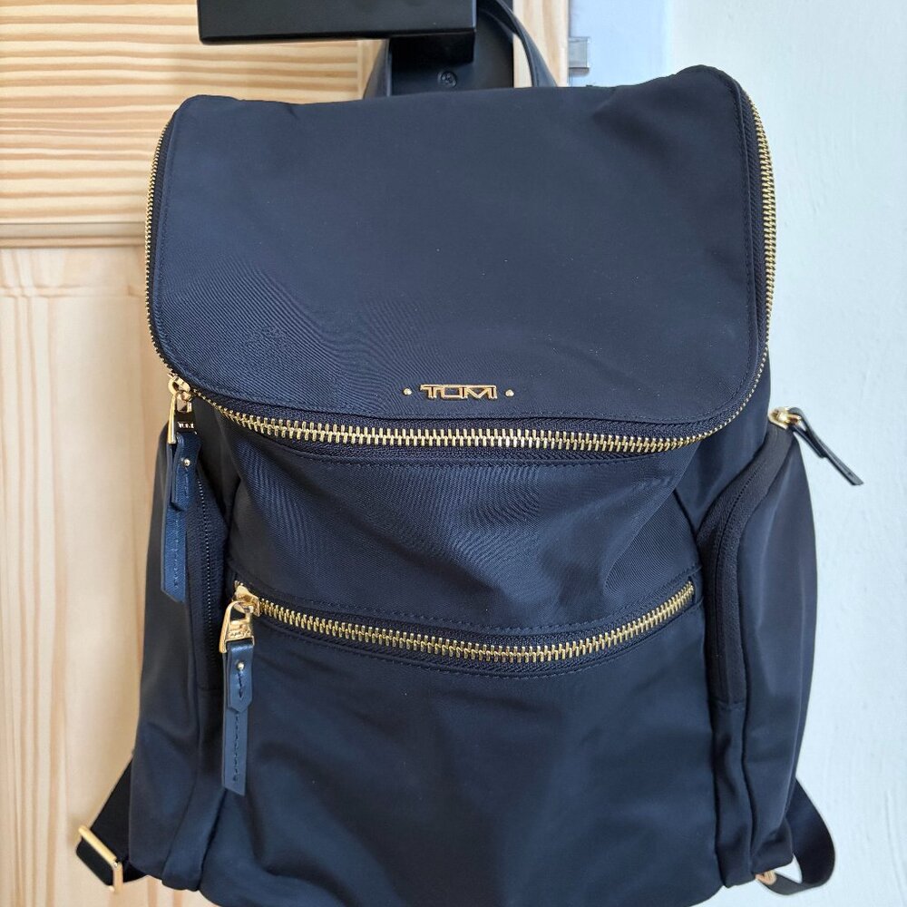 TUMI VOYAGEUR Bethauy Backpack Ladies Business Travel Black Outlet